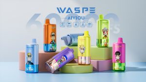 Waspe Vape Aiviou 60000 Züge 3 in 1 Dreifach-Geschmack Einweg E-Zigarette