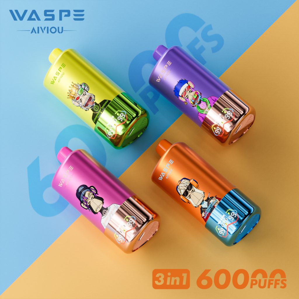 Vape Waspe LED-Display Type-C Ladeanschluss