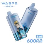 60k Vape Waspe Aiviou 60000 - Blueberry Raspberry & Blueberry Cotton Candy & Double Apple Ice (3)