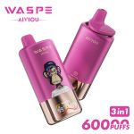 60k Vape Waspe Aiviou 60000 - Cherry Cola Ice & Strawberry Cola & Cola Ice (2)