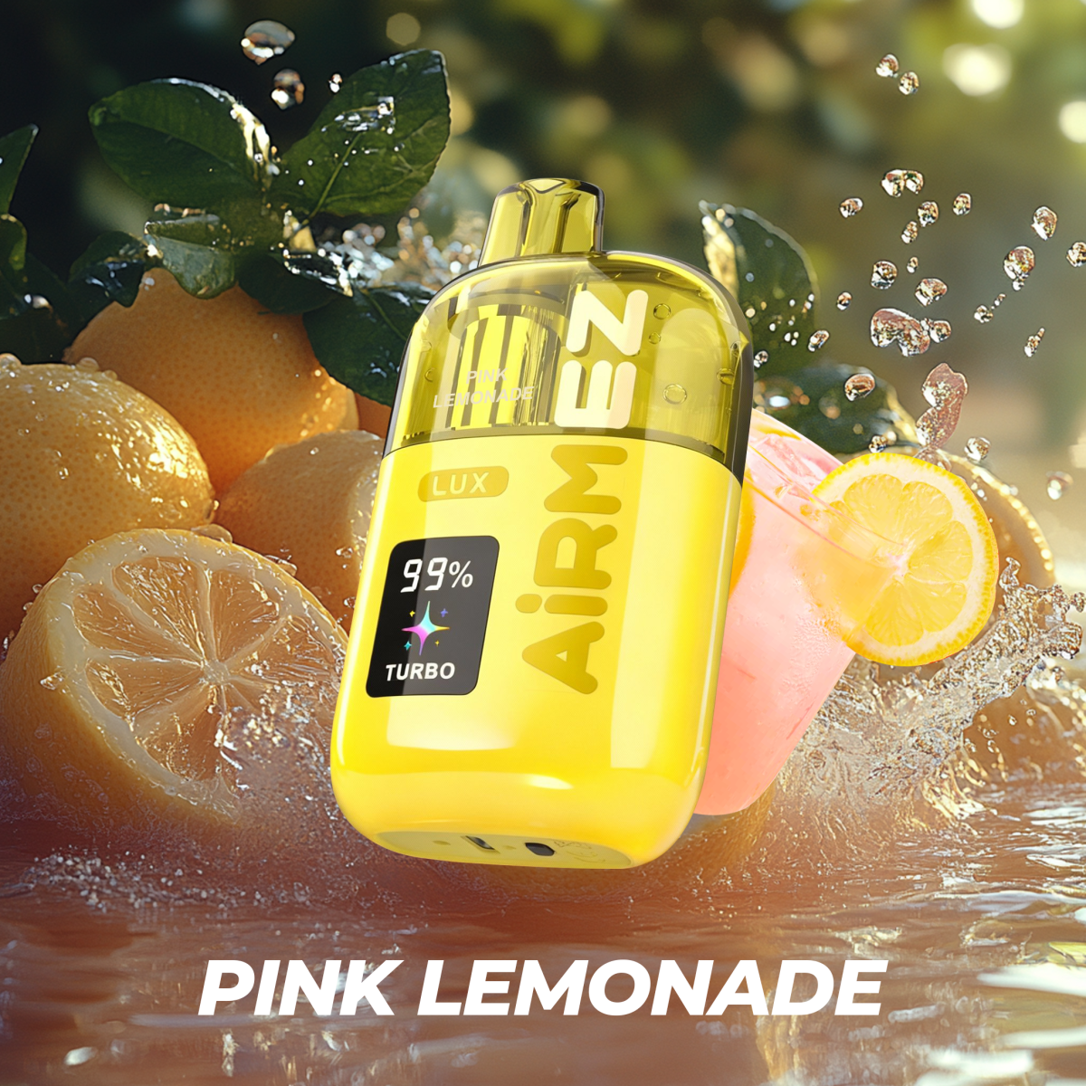 Airmez lux 60000 Puffs Handy Vapes-flavor-pink-lemonade