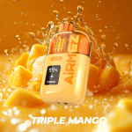 Airmez lux 60000 Puffs Handy Vapes-flavor-triple-mango