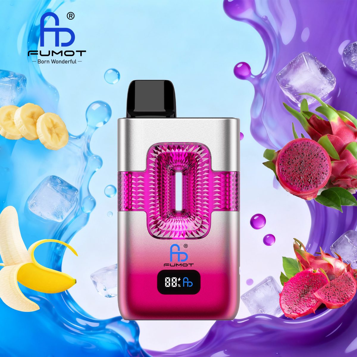 Fumot 50k ECO 2in1 50000 - Banana Ice & Black Dragon Ice (3)