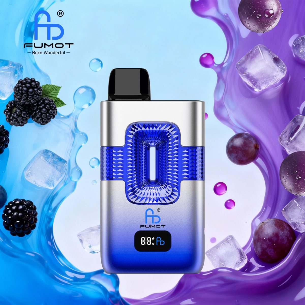 Fumot 50k ECO 2in1 50000 - Black ice & Grape ice (3)