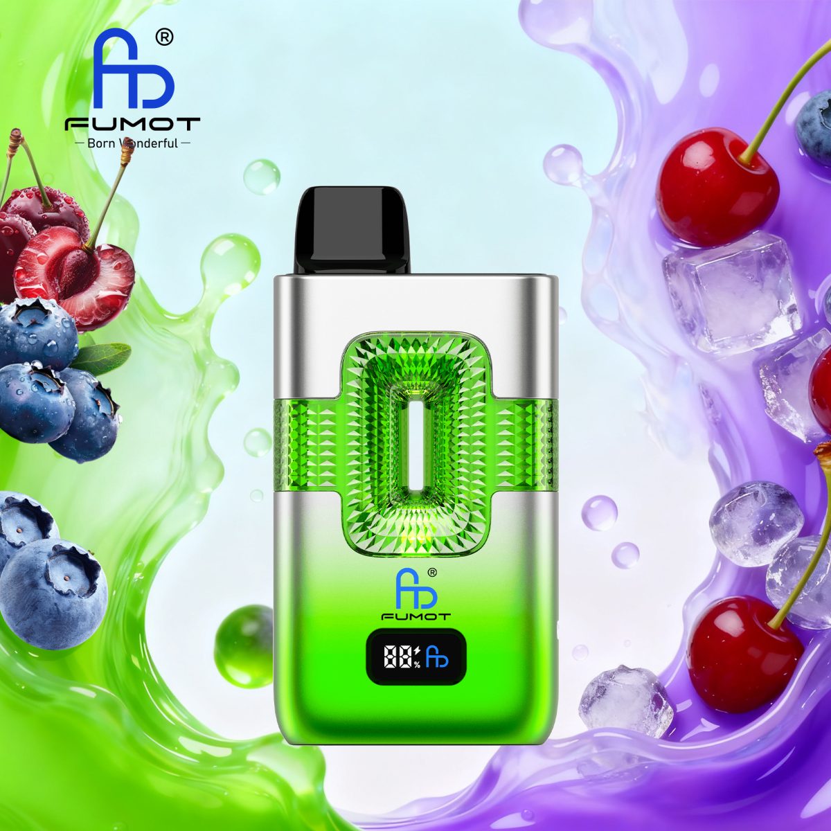 Fumot 50k ECO 2in1 50000 - Cherry Ice & Blue Razz Cherry (3)