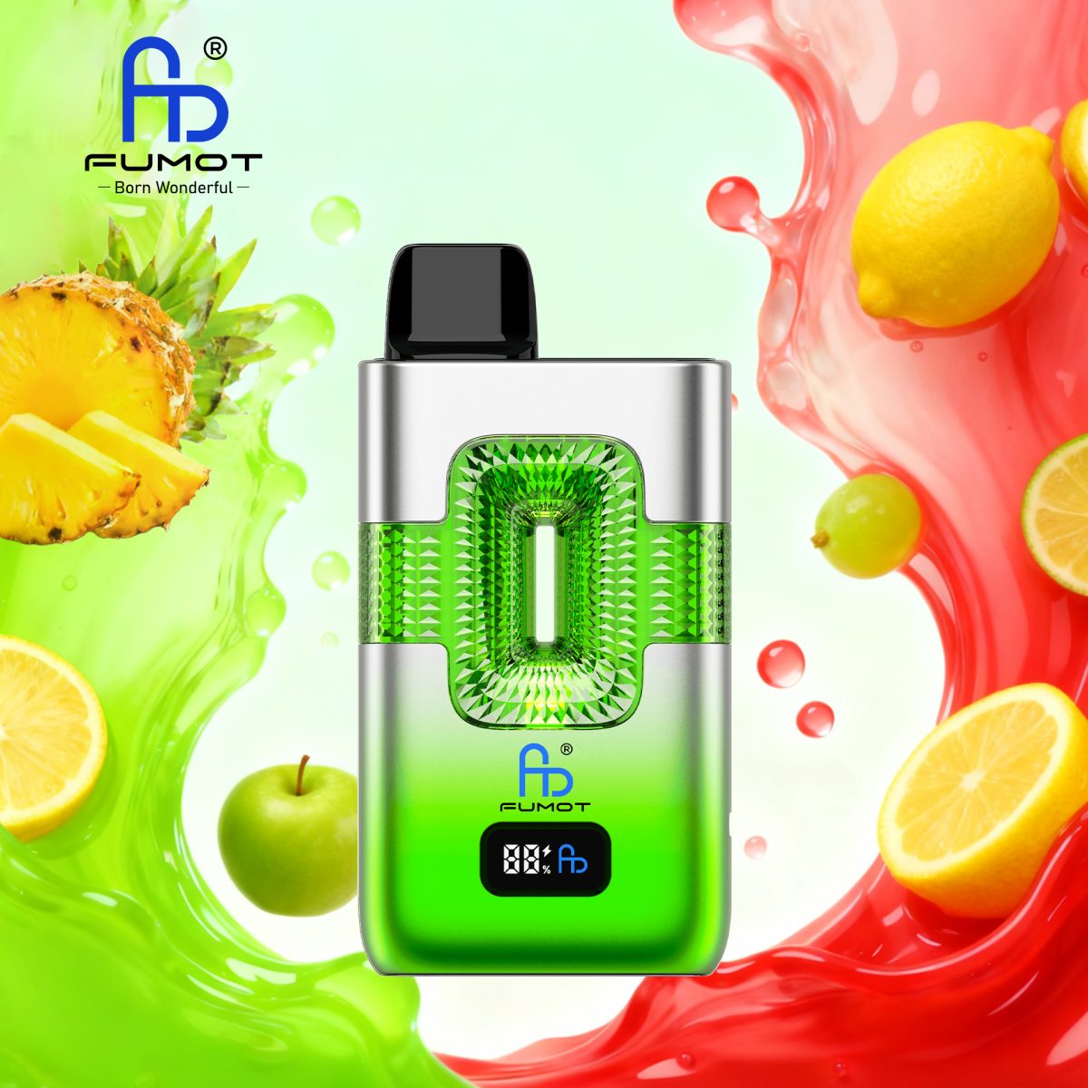 Fumot 50k ECO 2in1 50000 - Cola Lemon & Pineapple Lemon Green Apple (3)