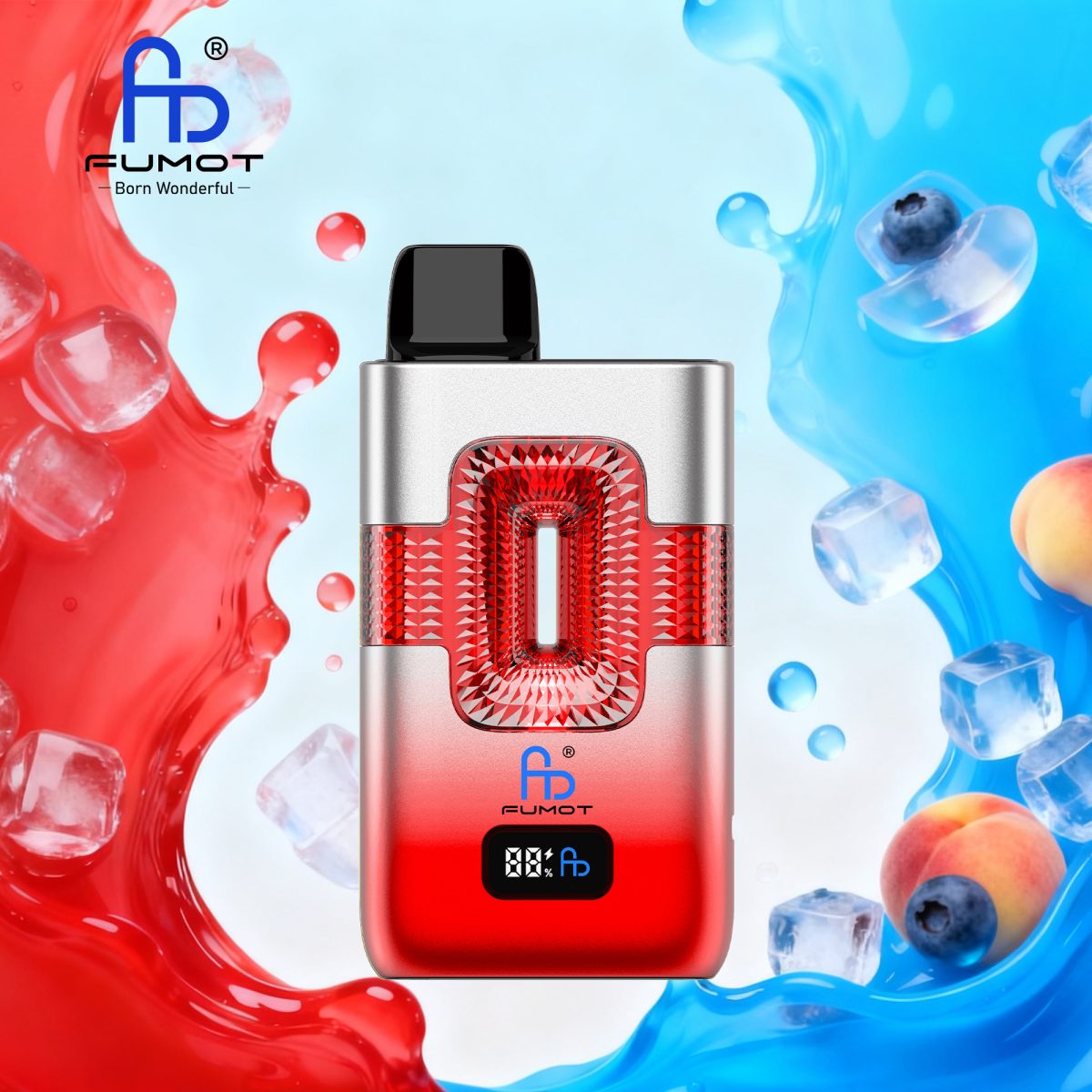 Fumot 50k ECO 2in1 50000 - Redbull Ice & Blueberry Peach Ice (3)
