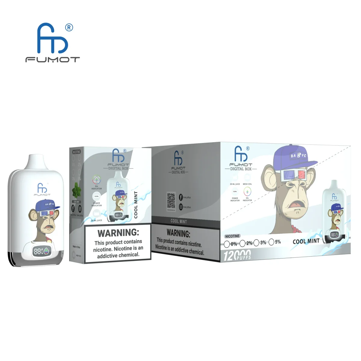 Fumot RandM Digital Box - Cool Mint #3