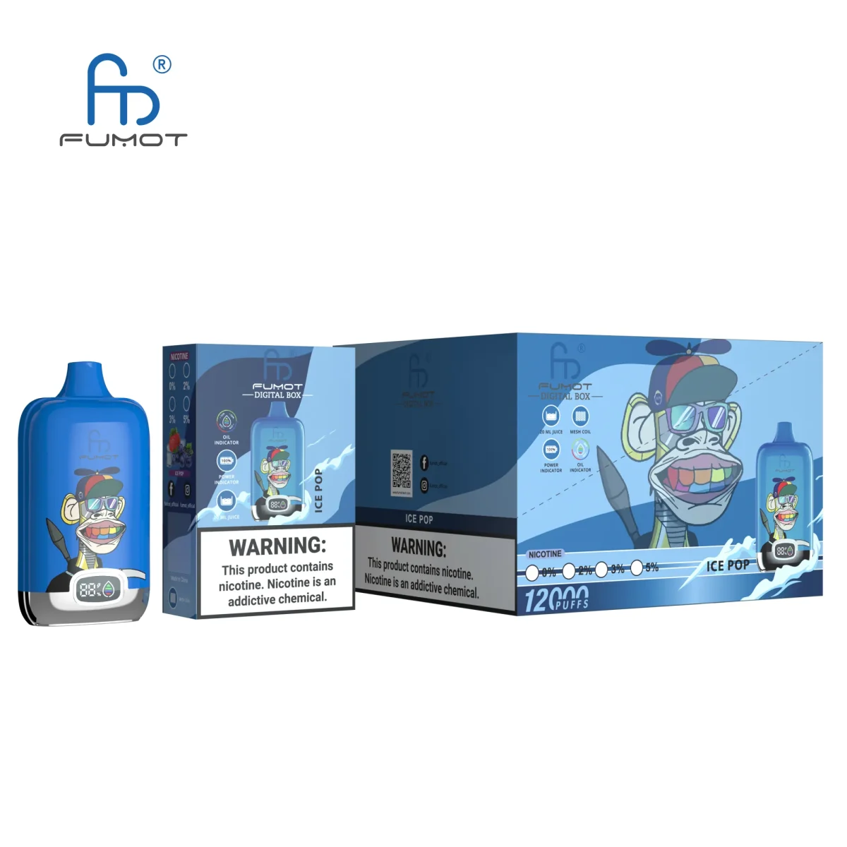 Fumot RandM Digital Box - Ice Pop #3