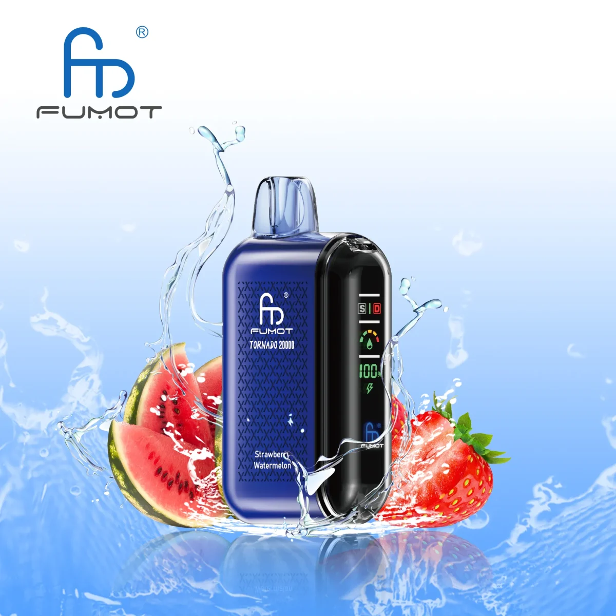 Fumot Tornado 20000 - Strawberry Watermelon #1