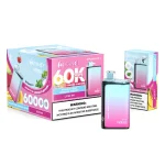 HIFANCY TWIN MAX 60000 60k Puffs - Dragon Fruit Banana Cherry × Love 66