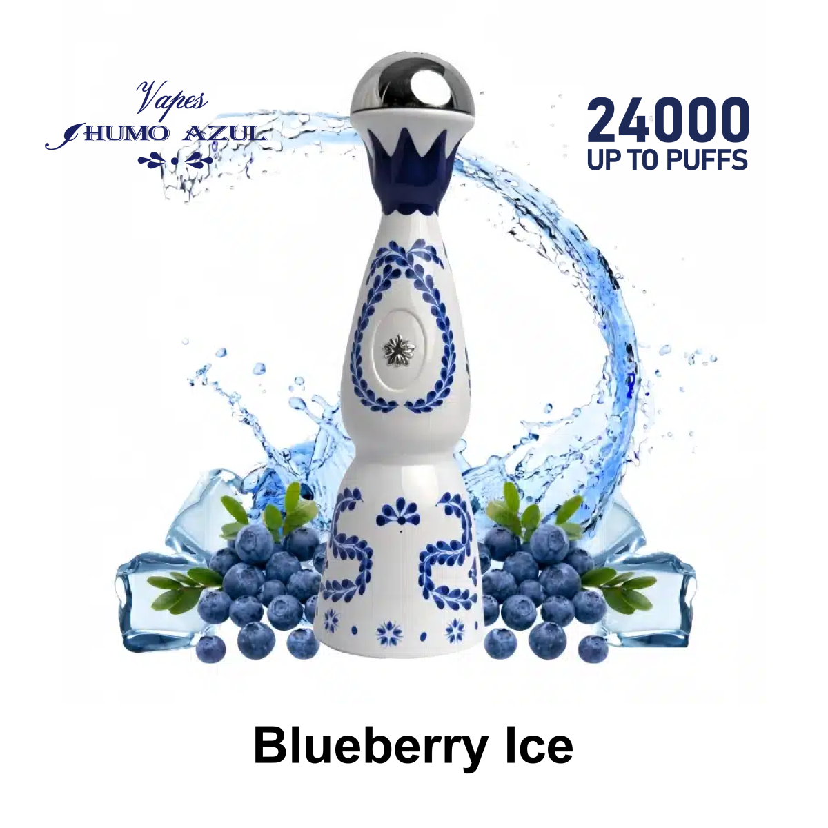 Humo AZUL 24000 Puffs Vape - Blueberry ice