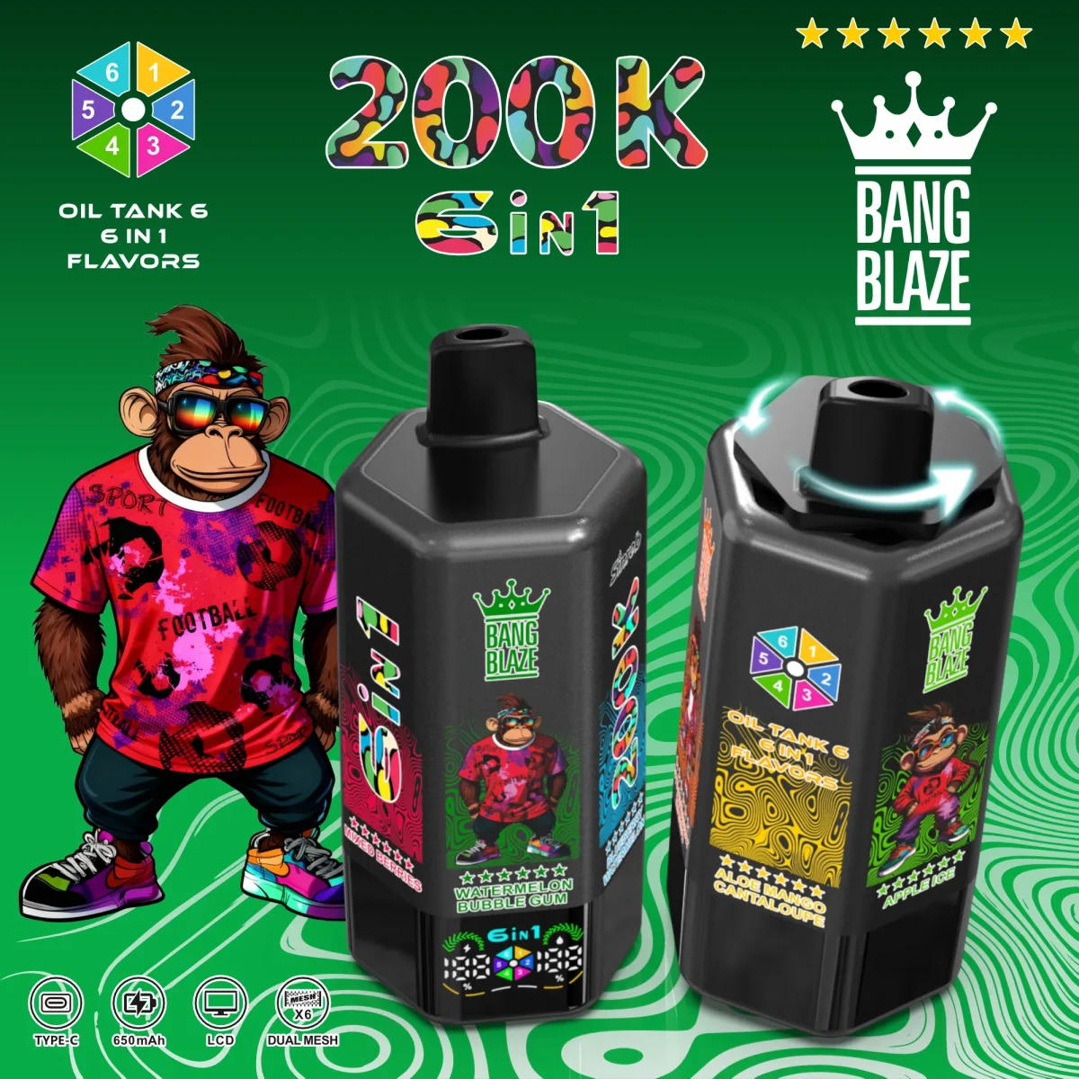 bang blaze 200k 6in1-6