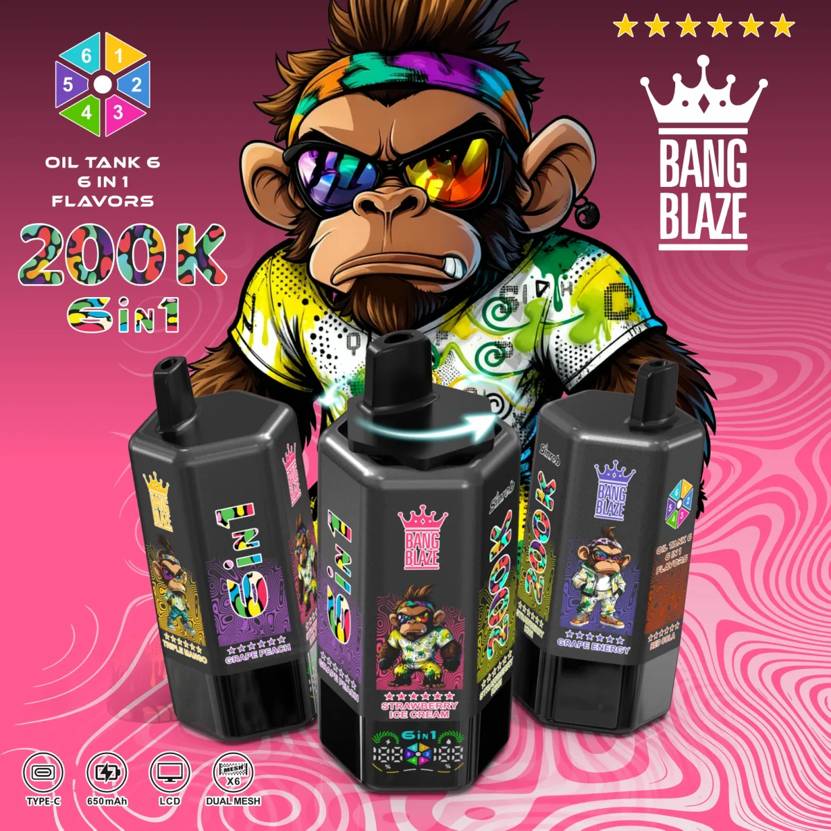 bang blaze 200k 6in1-9