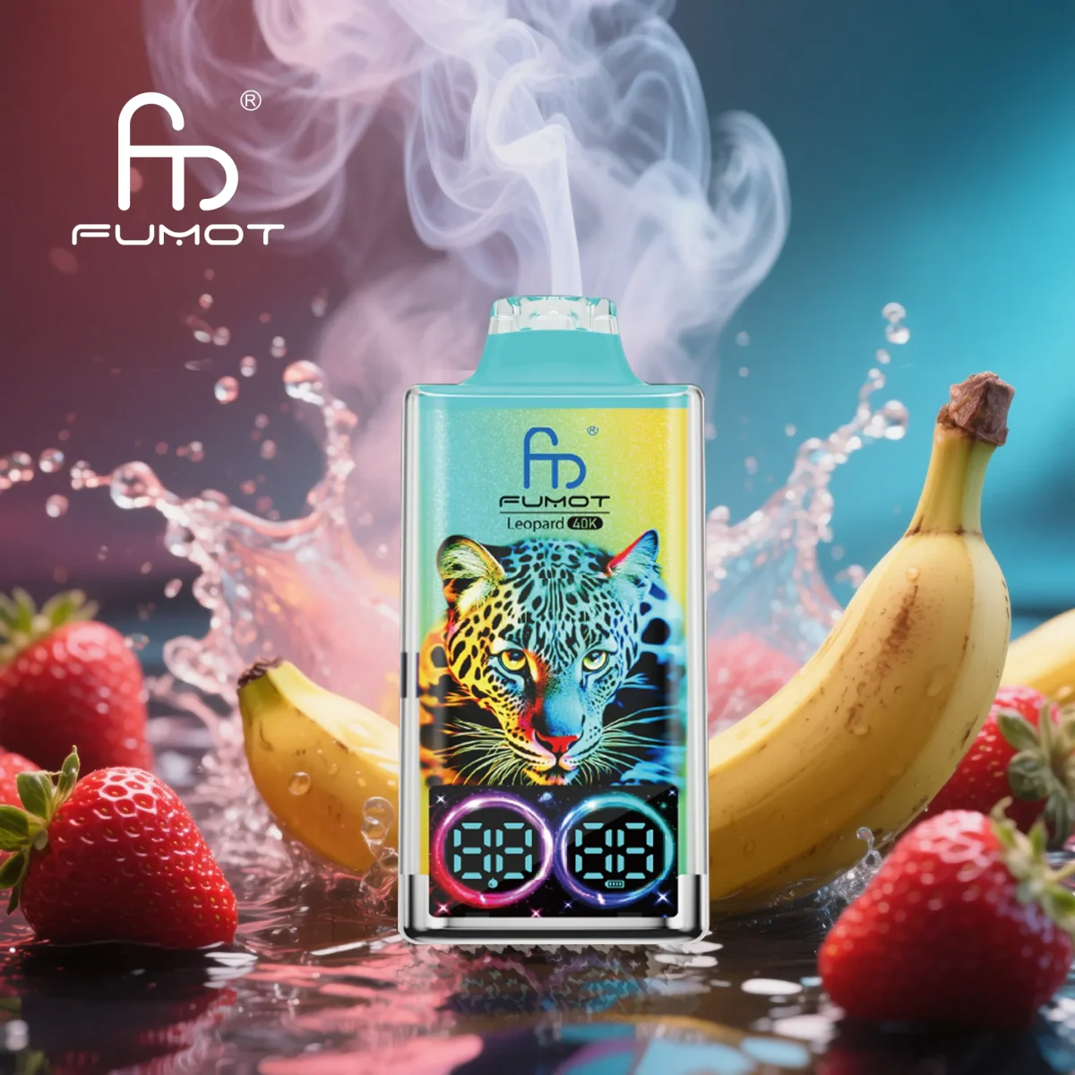 fumot-leopard-40000- Strawberry Banana