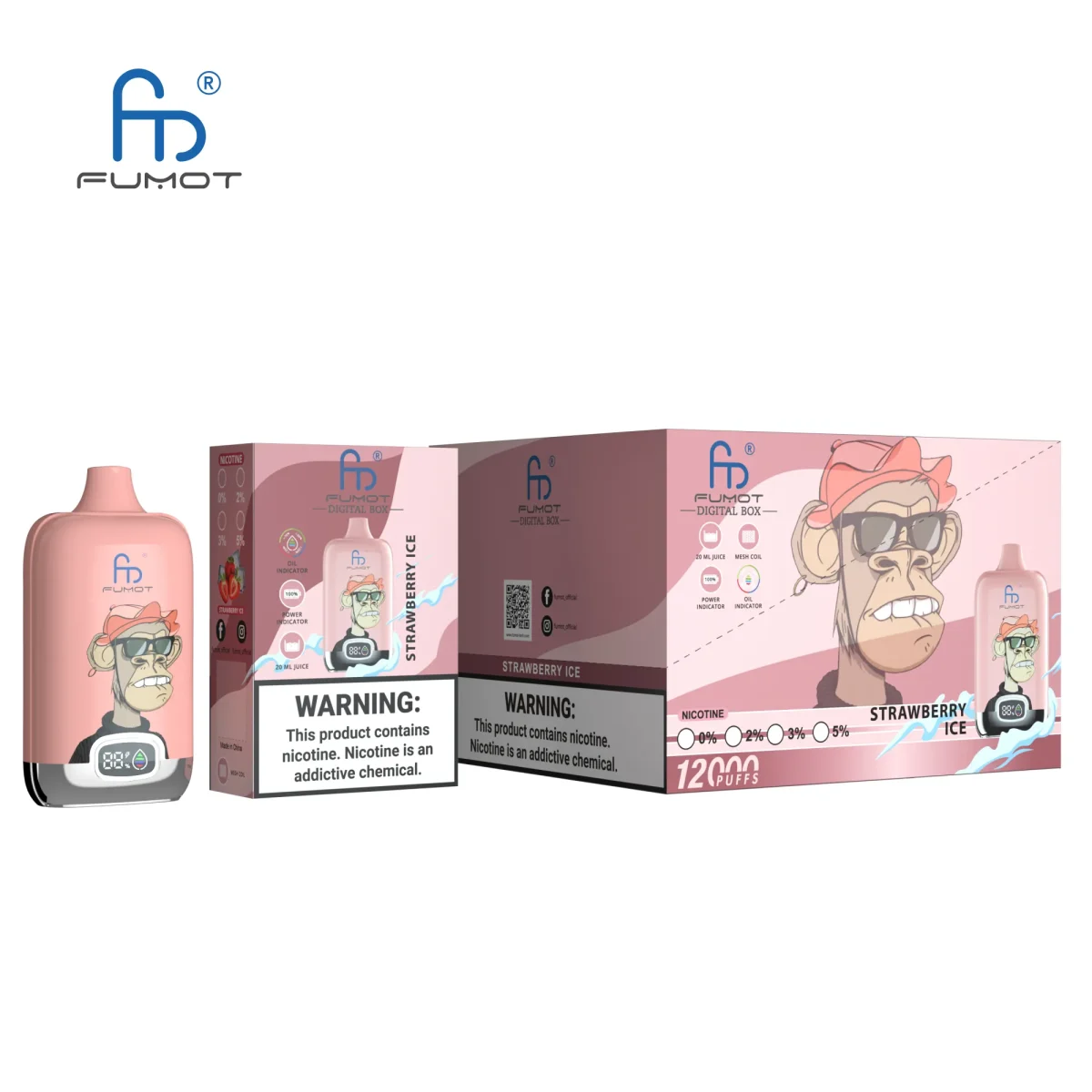 fumot-randm-digital-box-12000- Strawberry Ice #3
