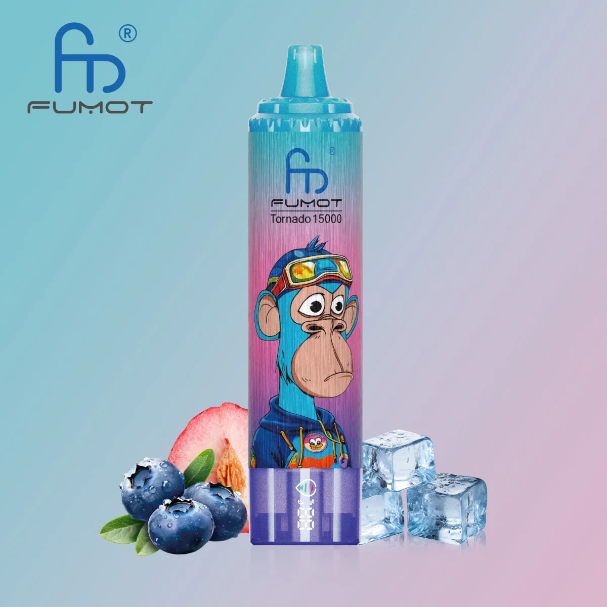 fumot-randm-tornado-15000 - Blueberry peach ice