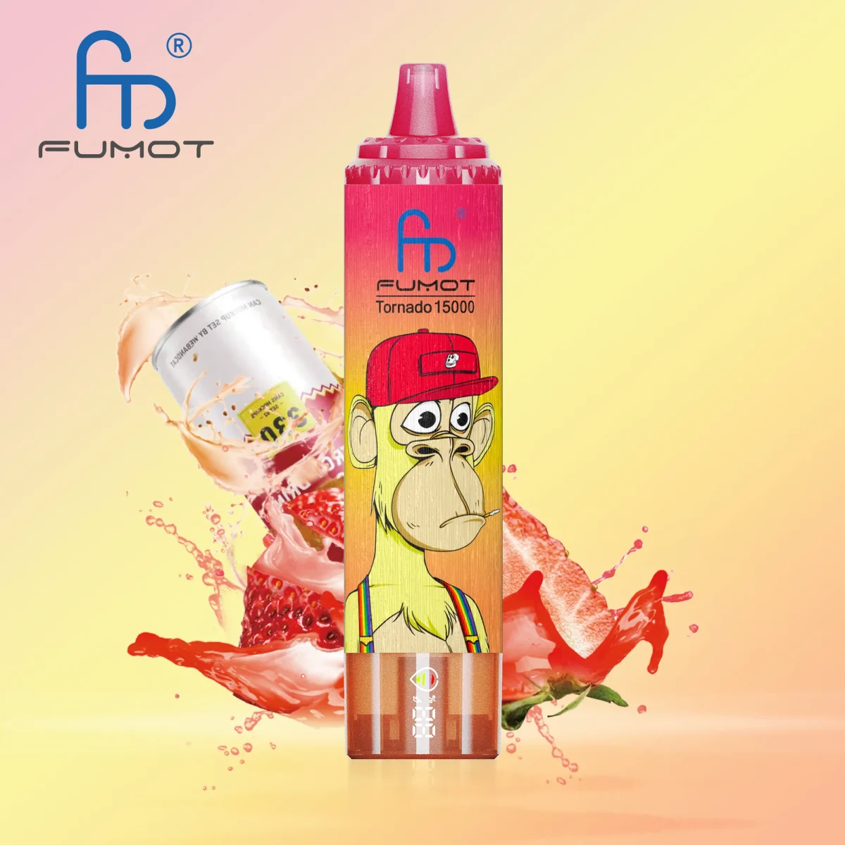 fumot-randm-tornado-15000-- Strawberry Red Bull