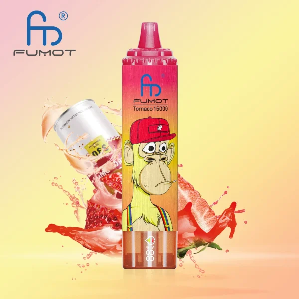 fumot-randm-tornado-15000-- Strawberry Red Bull