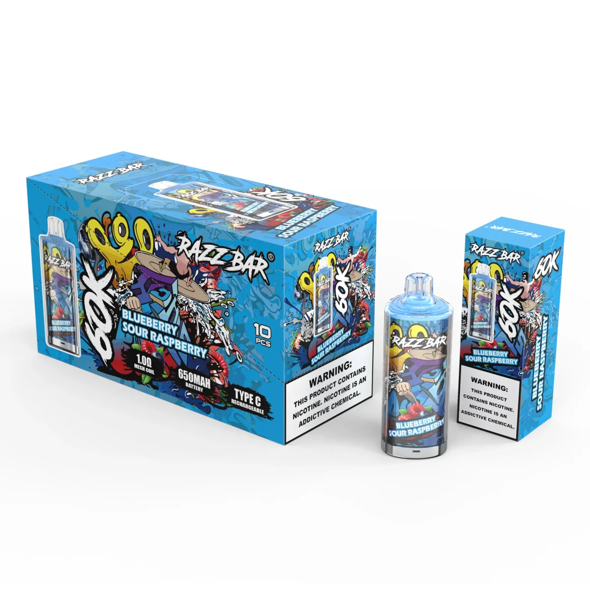 razz-bar-60000- Blueberry Sour Raspberry