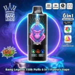 Bang-Legend-150000-150k-Puffs-6-in-1-Flavors-Disposable-Vape-2-3-5-Nicotine-12Tastes-Smart-Display-Vape-Factory-Wholesale