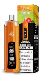 al-fakher-8000-crystal-8000-puffar-MANGO PINEAPPLE