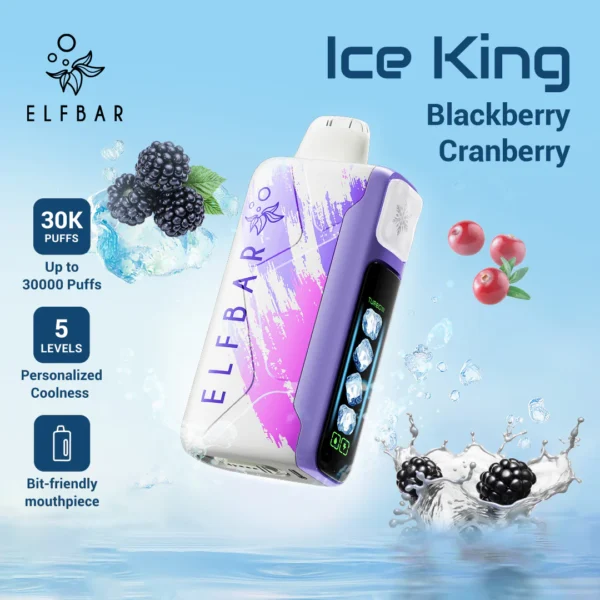 elfbar ice king 30000 - blackberry_cranberry