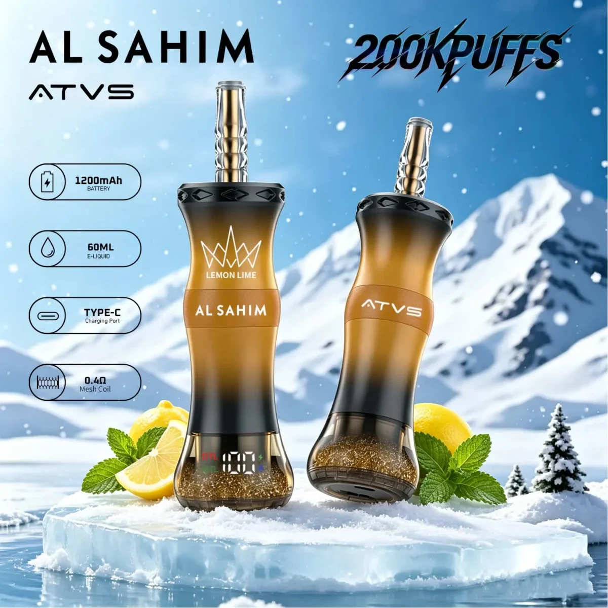 Atvs Al Sahim Disposable Vape detail 2