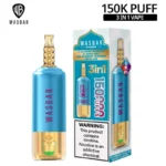 Wasbar Puffs 3 In Disposable Vape detail