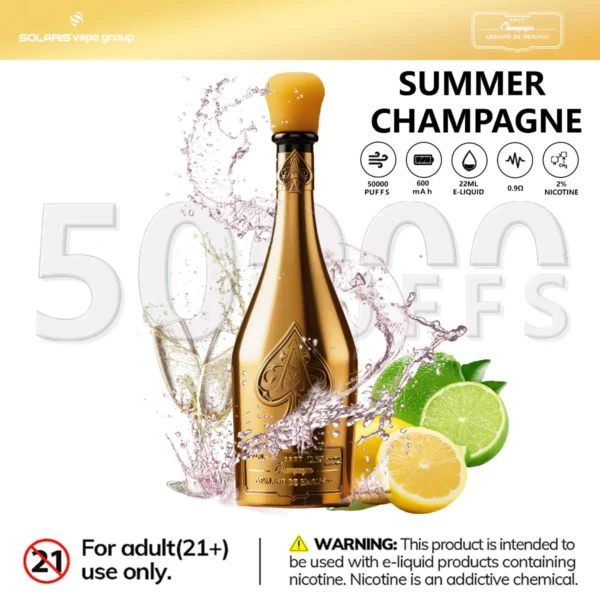 Solaris Champagne Vape 50k Disposable