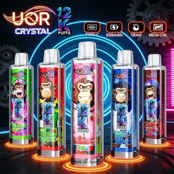 Uor Crystal 12k Puffs Disposable Vape