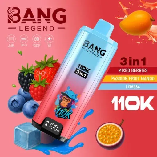 Bang Legend 110kパフ 使い捨てベイプ 詳細