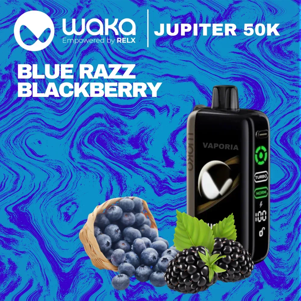 Waka 50k Blue Razz Disposable Vape